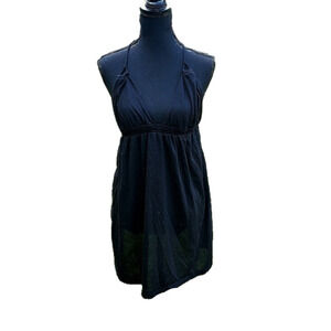 SUPER cute black spaghetti strap tanktop EUC